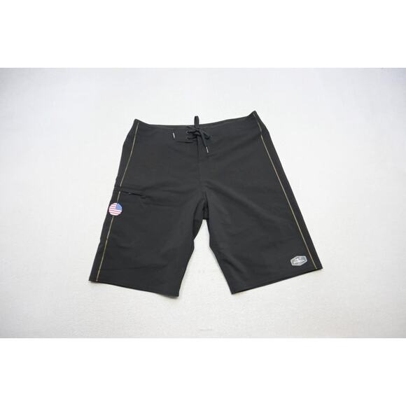 Oneill HyperFreak Board Shorts Athletic USA Flag Water Stretch Mens Size 33 - Picture 1 of 8